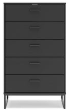 Load image into Gallery viewer, Socalle - Five Drawer Chest - Black