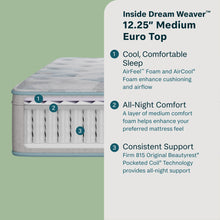 Load image into Gallery viewer, Dream Weaver - 12.25" Medium Euro Top Mattress