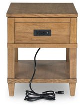 Load image into Gallery viewer, Sharlance - Rectangular End Table - Light Brown