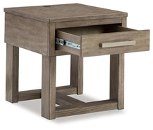 Load image into Gallery viewer, Loyaska - Rectangular End Table - Grayish Brown