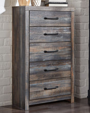 Load image into Gallery viewer, Drystan - Five Drawer Chest - Brown / Beige