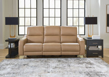 Load image into Gallery viewer, Mosswell - Power Reclining Sofa With Adj Headrest - Toffee