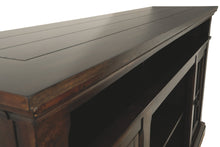 Load image into Gallery viewer, Roddinton - XL TV Stand w/Fireplace Option - Dark Brown