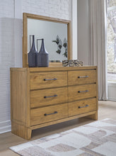 Load image into Gallery viewer, Sherbana - Dresser And Mirror - Light Brown