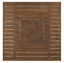Load image into Gallery viewer, Paradise Trail - Square Bar Table w/Fire Pit - Medium Brown