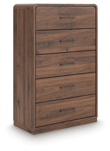 Load image into Gallery viewer, Fortlorn - Five Drawer Chest - Walnut Brown