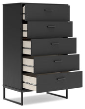 Load image into Gallery viewer, Socalle - Five Drawer Chest - Black