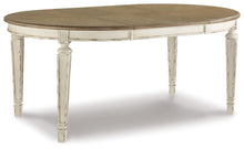 Load image into Gallery viewer, Realyn - Oval Dining Room Extension Table - Chipped White