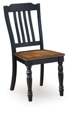 Load image into Gallery viewer, Clorazi - Dining Room Side Chair (Set of 2) - Black / Brown