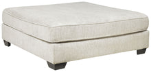 Load image into Gallery viewer, Rawcliffe - Oversized Accent Ottoman - Parchment