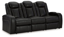 Load image into Gallery viewer, Caveman Den - Power Reclining Sofa With Adj Headrest - Midnight