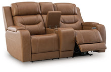 Load image into Gallery viewer, Knightington - 3 Pc. - Power Reclining Sofa, Loveseat And Recliner - Caramel