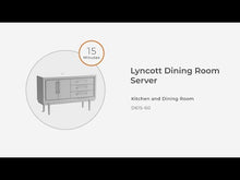 Load and play video in Gallery viewer, Lyncott - Dining Room Server - Brown