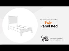 Load and play video in Gallery viewer, Pamytta - Panel Bed