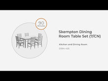 Load and play video in Gallery viewer, Skempton - Dining Room Table Set (Set of 7) - White