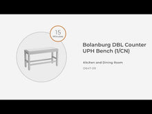 Load and play video in Gallery viewer, Bolanburg - DBL Counter UPH Bench - Beige