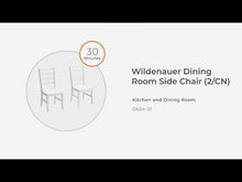 Load and play video in Gallery viewer, Wildenauer - Dining Room Side Chair (Set of 2) - Brown / Black
