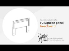 Load and play video in Gallery viewer, Finch - Queen Panel Headboard - Black