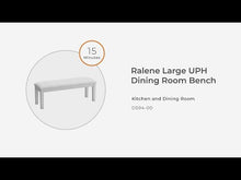 Load and play video in Gallery viewer, Ralene - Upholstered Bench