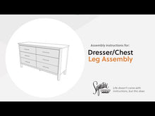 Load and play video in Gallery viewer, Cadmori - Five Drawer Wide Chest - Two-Tone