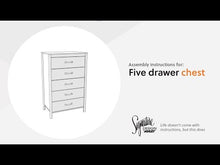 Load and play video in Gallery viewer, Battelle - Five Drawer Chest - Tan