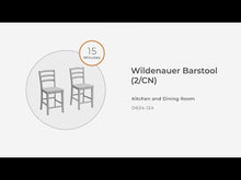 Load and play video in Gallery viewer, Wildenauer - Barstool (Set of 2) - Brown / Black
