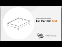 Load and play video in Gallery viewer, Simmenfort - Platform Bed