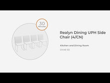 Load and play video in Gallery viewer, Pharwynn - Dining Upholstered Side Chair (Set of 4) - Toast