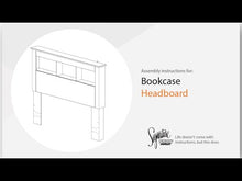 Load and play video in Gallery viewer, Altyra - Panel Bookcase Headboard
