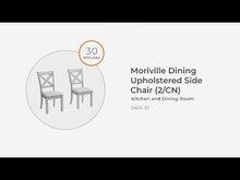 Load and play video in Gallery viewer, Moriville - Dining UPH Side Chair (Set of 2) - Beige