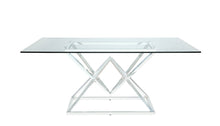Load image into Gallery viewer, RECT GLASS DINING TABLE 109451