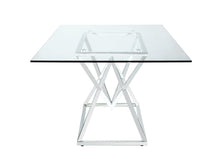 Load image into Gallery viewer, RECT GLASS DINING TABLE 109451