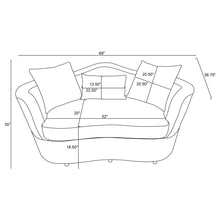 Load image into Gallery viewer, KAMILAH 3 PC (SOFA + LOVE + CHAIR) 511151-S3