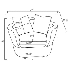 Load image into Gallery viewer, KAMILAH 3 PC (SOFA + LOVE + CHAIR) 511151-S3