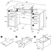Load image into Gallery viewer, DYLAN LIFT TOP OFFICE DESK 801573
