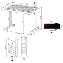 Load image into Gallery viewer, AVOCA GAMING DESK 802439