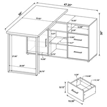 Load image into Gallery viewer, HERTFORD L-SHAPE DESK 804462