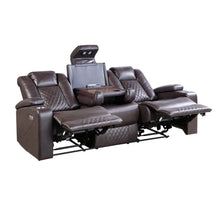 Load image into Gallery viewer, Power Double Reclining Sofa 9366DB-3PWH