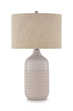 Load image into Gallery viewer, Capwich - Ceramic Table Lamp - Beige / White
