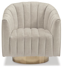 Load image into Gallery viewer, Penzlin - Swivel Accent Chair - Pearl
