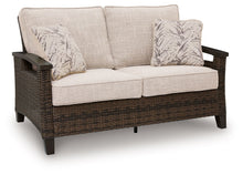 Load image into Gallery viewer, Monterey Point - Loveseat With Cushion - Dark Brown
