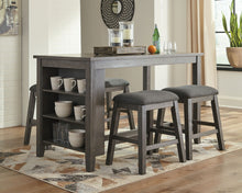 Load image into Gallery viewer, Caitbrook - Rectangular Dining Room Counter Table - Gray
