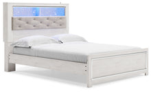 Load image into Gallery viewer, Altyra - Queen Panel Bookcase Bed With Roll Slats - White
