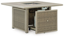 Load image into Gallery viewer, Cliff Trails - Square Fire Pit Table - Beige

