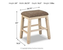 Load image into Gallery viewer, Bolanburg - Upholstered Stool (Set of 2) - Beige
