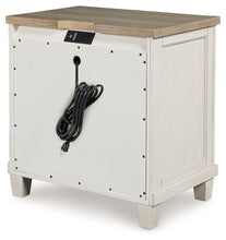 Load image into Gallery viewer, Shaybrock - Two Drawer Night Stand - Antique White / Brown
