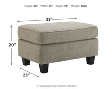 Load image into Gallery viewer, Kestrel - Ottoman - Driftwood
