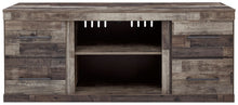 Load image into Gallery viewer, Derekson - LG TV Stand w/Fireplace Option - Multi Gray
