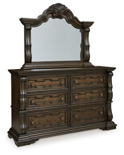 Load image into Gallery viewer, Maylee - Dresser And Mirror - Dark Brown
