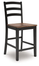 Load image into Gallery viewer, Wildenauer - Barstool (Set of 2) - Brown / Black
